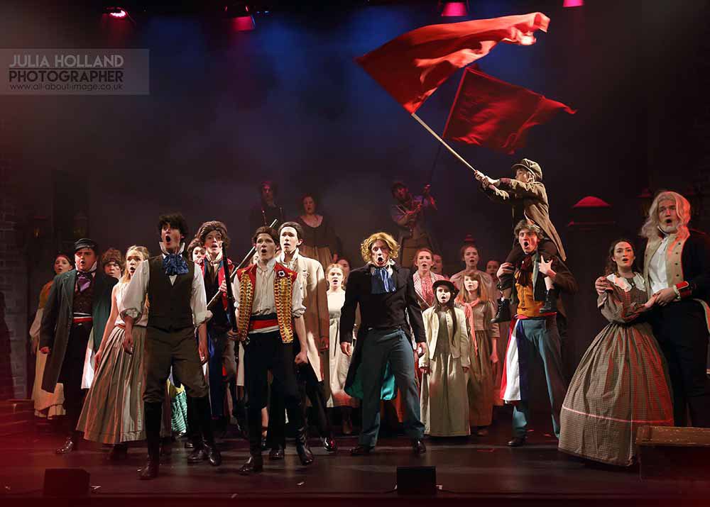 To the barricade. Scene from Les Miserables. Stunning Costumes for  hire.